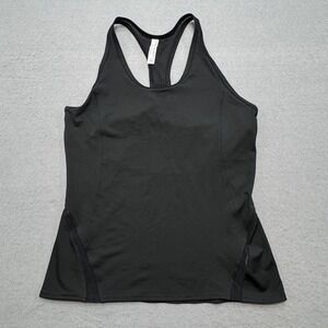 NEW InPhorm‎ Tank Top Women's Medium Black Racerback Mesh Lined Cutout Athletic
